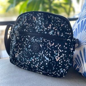 Kipling Black Speckled Crossbody Bag